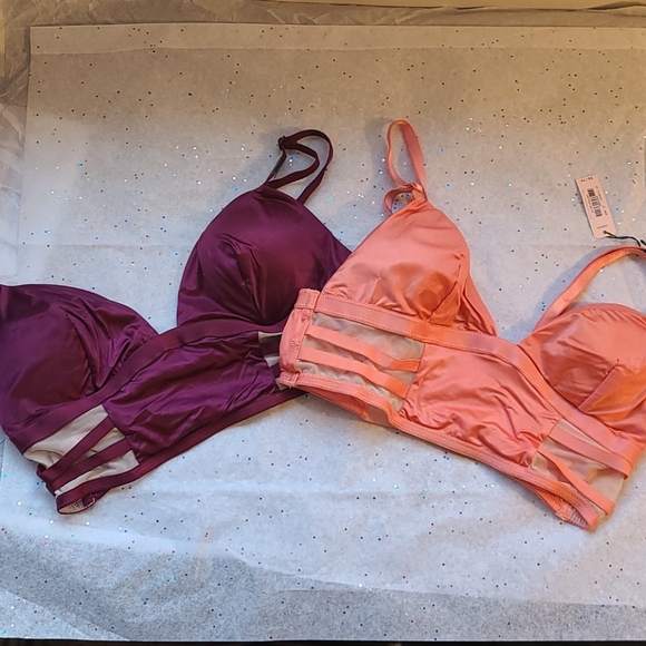 BUY 1 GET 1 FREE VICTORIA SECRET ORANGE SATIN BRA - Picture 10 of 10